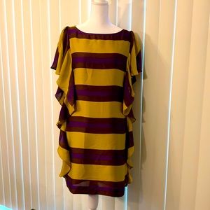 Michael Kors striped silk dress